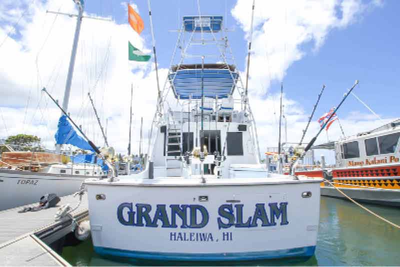 Fishing in Hawaii, Oahu Fishing, Fishing Haleiwa, Deep Sea Fishing Oahu, on the Grand Slam Sportfishing